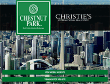 Tablet Screenshot of chestnutpark.com